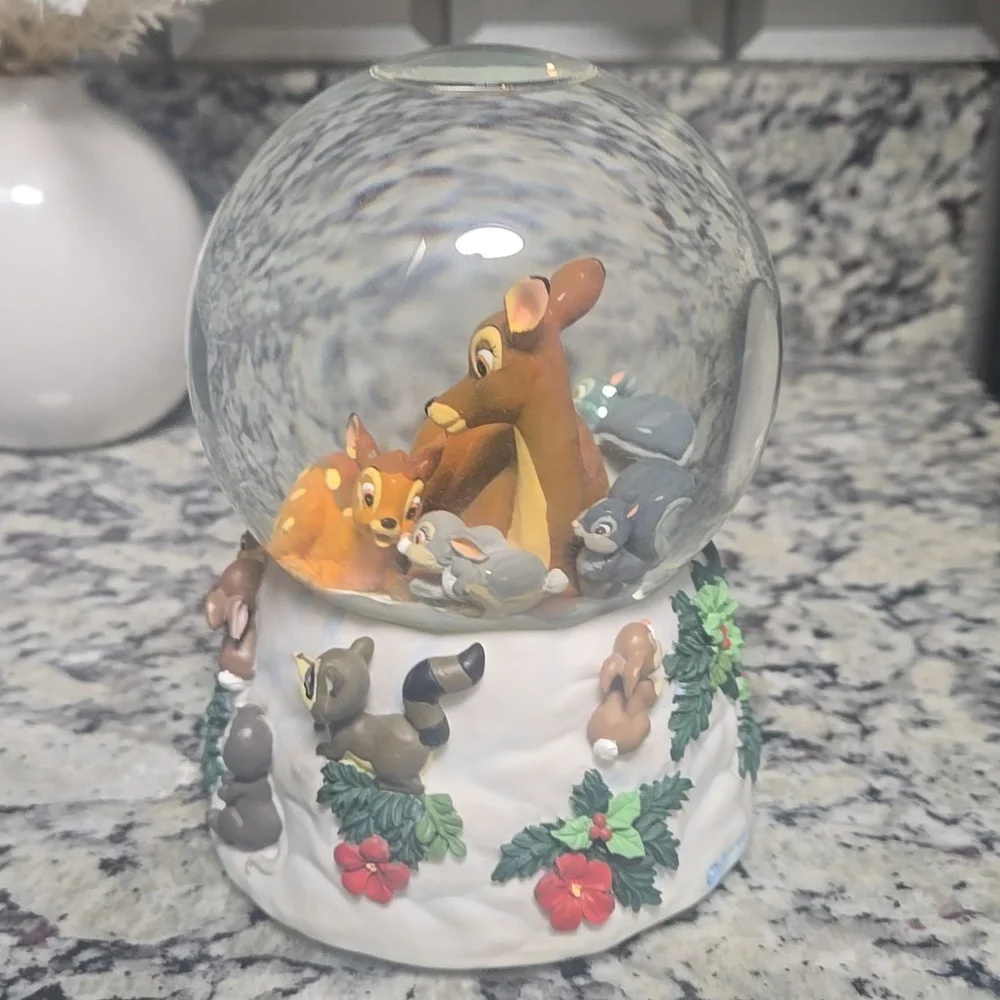 Disney Bambi Snow Globe with Forest Friends - Picture 3 of 8